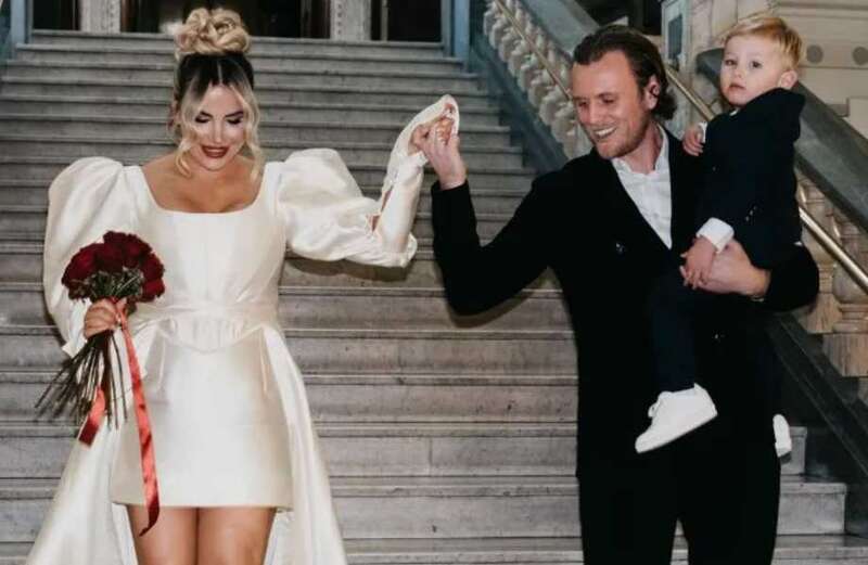 Newly-married Tommy Mallet reveals special meaning behind son's crystal shoes