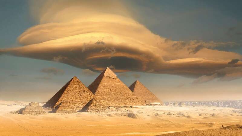 A long lost branch of the Nile would have once passed by the pyramids of Egypt (Image: Getty Images/RooM RF)