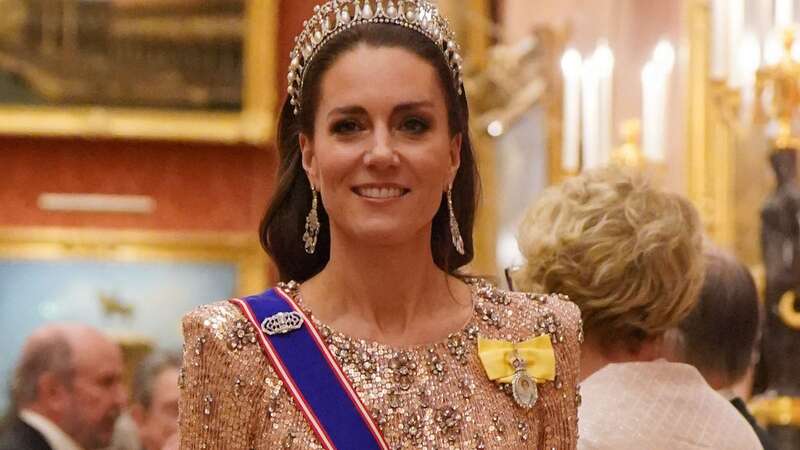 The Princess of Wales at an evening reception for members of the Diplomatic Corps at Buckingham Palace in London on Tuesday (Image: PA)