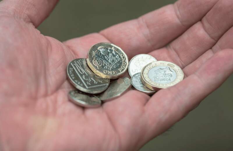 The valuable spare change has become the charity