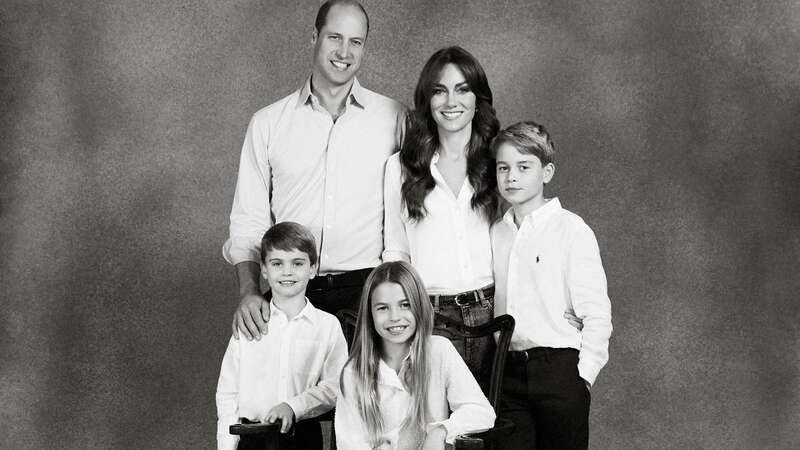 The Prince and Princess of Wales with their children in a newly-released photograph (Image: PA)