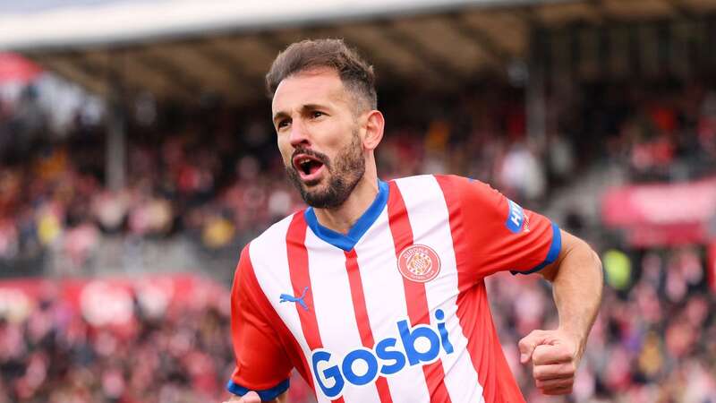 Cristhian Stuani and Girona will stay ahead of Barcelona whatever happens on Sunday (Image: Getty Images)