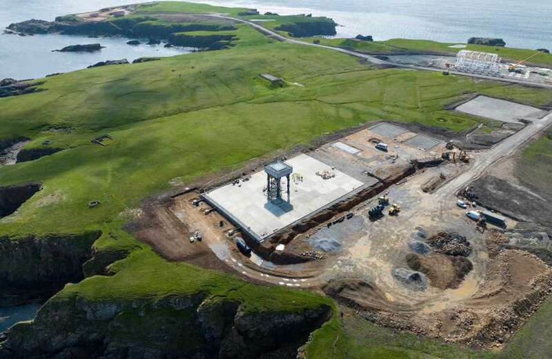 So far, £30million has been spent on the site on Unst in Scotland’s Shetland Isles