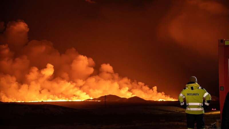 The volcano erupted last night (Image: AP)