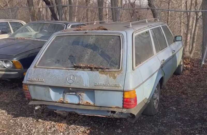 The car now looks almost new after experts took to cleaning it