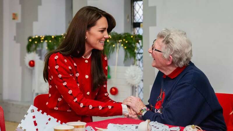 Kate Middleton surprises childcare workers for special Christmas tea party