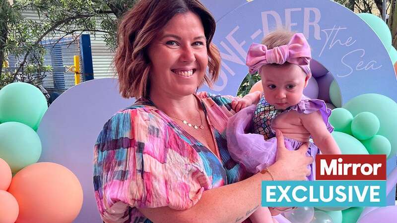 Sian Goodsell is pictured with Matilda, fondly known as Tilly, at her first birthday party (Image: Sian Goodsell)