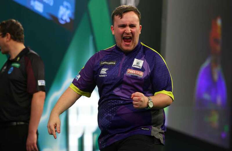 Youngster is lighting up the PDC World Darts Championship after reaching second round in style