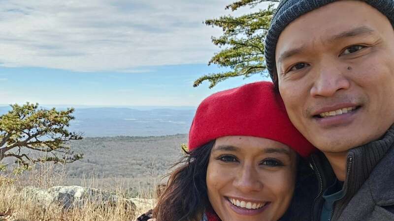 Nur Aisyah Binte MD Akbar and her husband were travelling the New York State valleys (Image: Facebook)