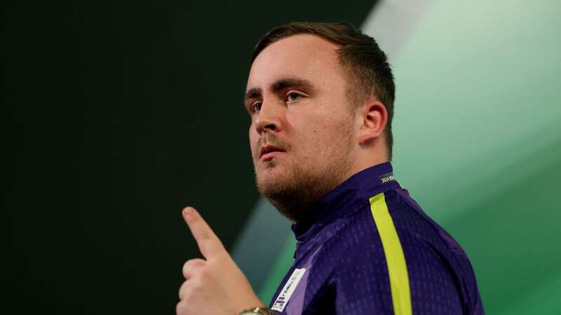 Luke Littler beat veteran Raymond van Barneveld to reach the last eight (Image: Tom Dulat/Getty Images)