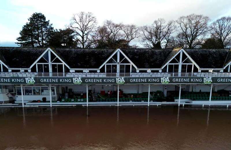 Famous old ground was left swimming as storm caused chaos across country