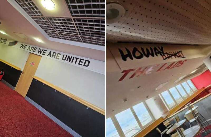 Bars in the Stadium of Lights were decorated with Toon chants