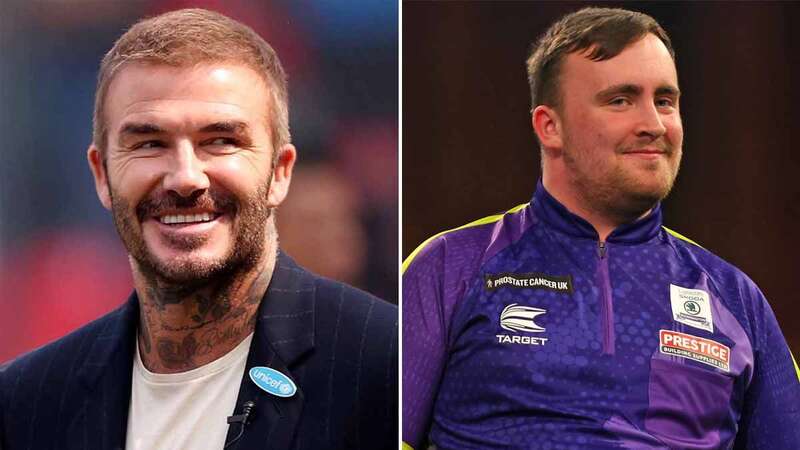 David Beckham sent Luke Littler a message of support during the World Darts Championship (Image: Getty Images)