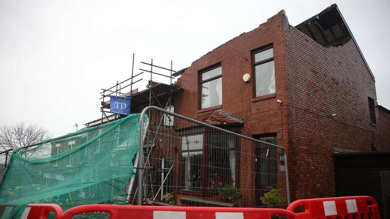 Hough Hill Rd Stalybridge following last weeks devastating tornado (Image: Manchester Evening News)