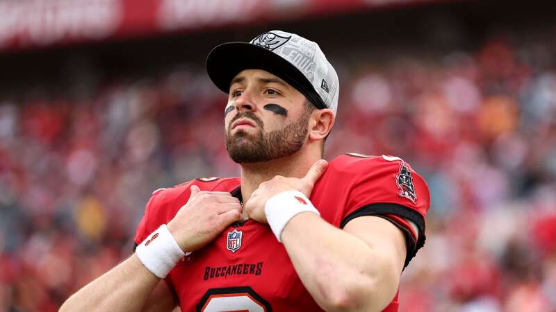 Baker Mayfield is nearing the end of his first season with the Tampa Bay Buccaneers (Image: Kevin Sabitus/Getty Images)