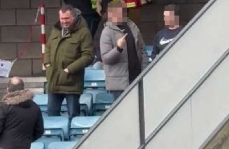 Staff at The Den stadium were seen speaking with the pair