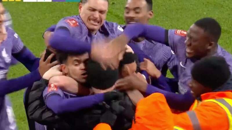 Liverpool duo had brilliant reaction to pitch invader in Arsenal celebrations