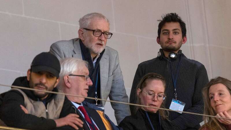 Jeremy Corbyn pictured at The Hague as part of a South African delegation (Image: Getty Images)