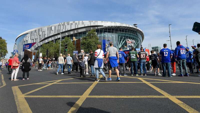 General view inside the stadium prior to the 2023 NFL London Games