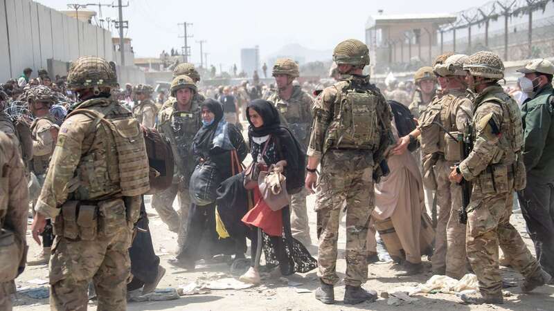 The chaotic pullout from Afghanistan in 2022 (Image: PA)