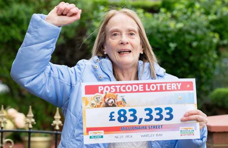 A lucky couple on the same street won double the prize money and have big plans on how they