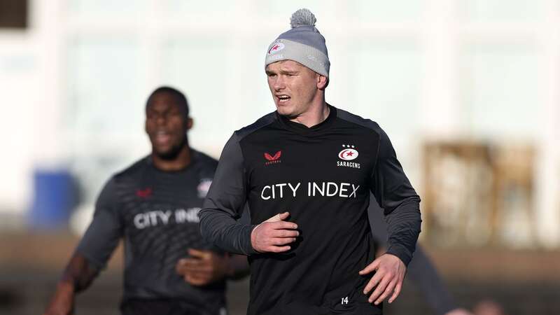 Owen Farrell. Saracens Training, Rugby Union, Harpenden Rugby Club, Harpenden, Hertfordshire, UK - 09/01/2024 (Image: REX/Shutterstock)