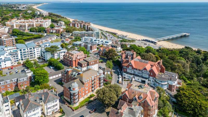 An aerial view of the Boscombe area is pictured (Image: Getty Images)