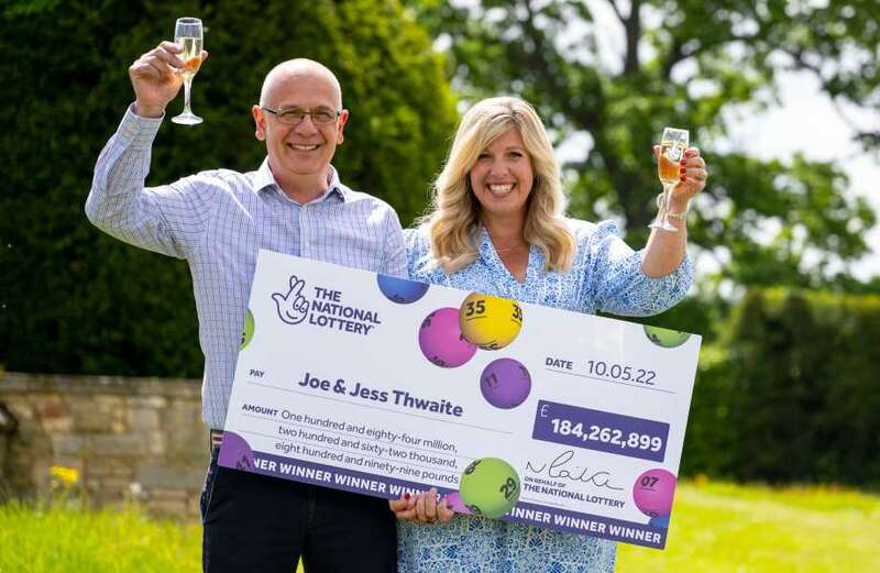 Their jackpot was trumped by a £195million UK win months later