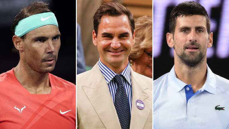 Roger Federer apparently watched on with earnest as Novak Djokovic and Rafael Nadal competed for Grand Slam titles in his absence (Image: Getty)