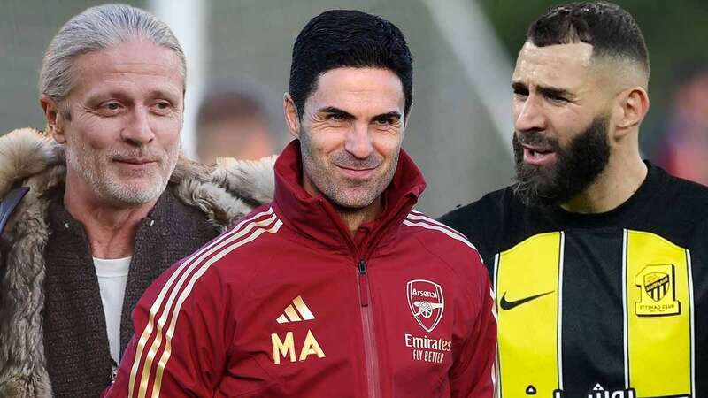 Mikel Arteta appears keen to add a new striker at Arsenal but should avoid Karim Benzema according to Emmanuel Petit (Image: Getty Images)