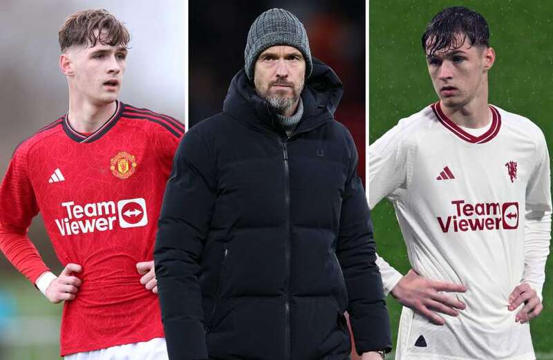 Twins were signed from Manchester City and Jack Fletcher has already trained with the United first team this season