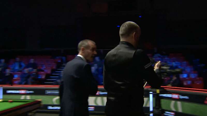 Hossein Vafaei refused to shake hands with Mark Williams (Image: Tai Chengzhe/VCG via Getty Images)