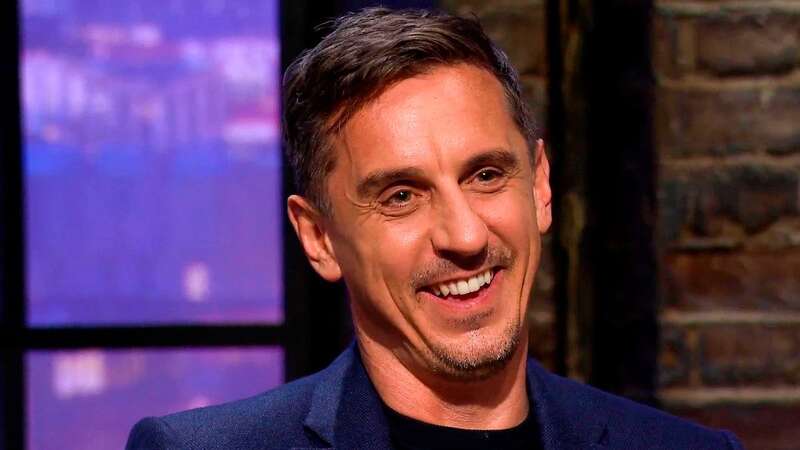 Gary Neville joins the Dragons tonight (Image: BBC)