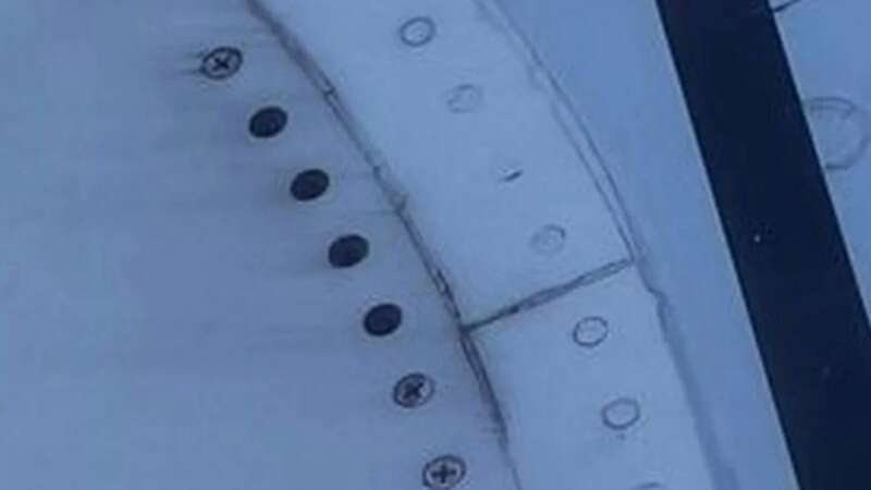 The missing bolts on the Virgin flight (Image: MEN)