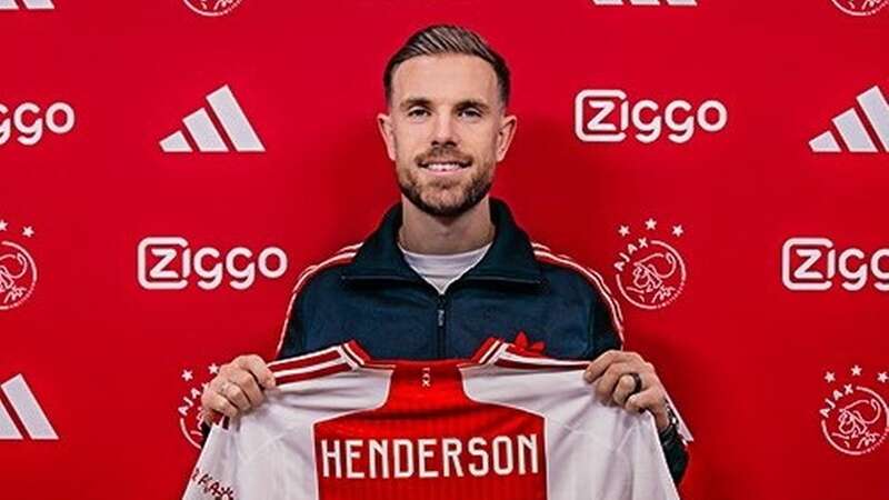 Jordan Henderson will wear the number six shirt at Ajax (Image: @AFCAjax/Twitter)