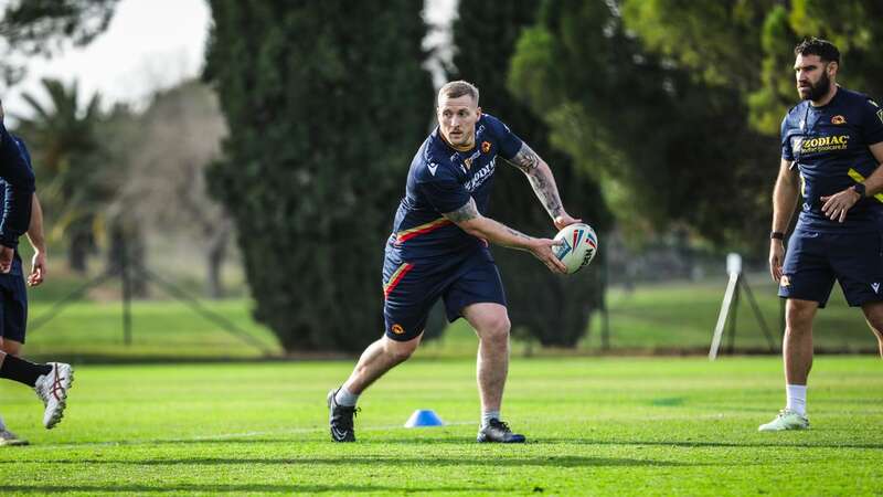 Jordan Abdull in training with new club Catalans Dragons (PIC: CATALANS DRAGONS) (Image: Catalans Dragons)