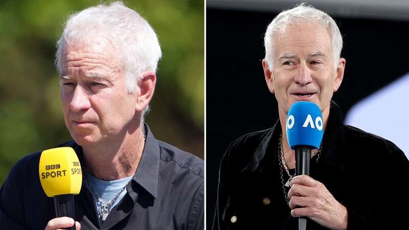 John McEnroe could do nothing but laugh during last year