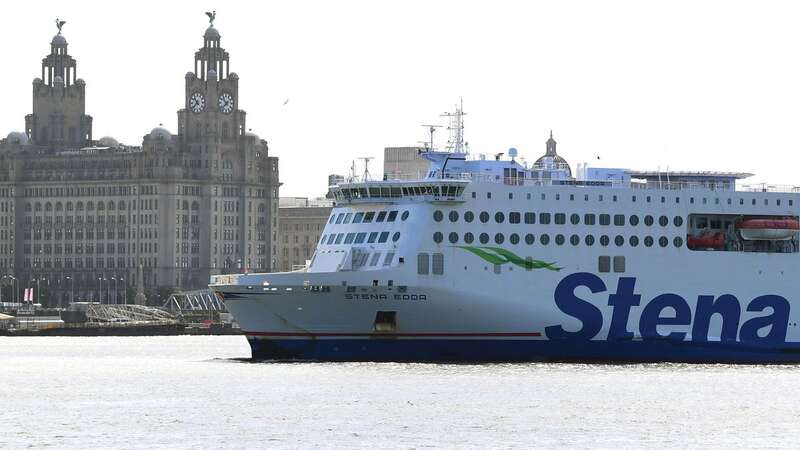 The man fell off a Stena Line ferry (Image: Andrew Teebay Liverpool Echo)