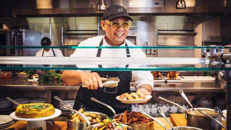 A Compass Group chef at work (Image: No credit)