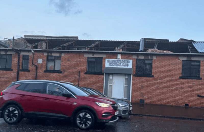 Scottish football club 'devastated' after Storm Isha chaos causes destruction