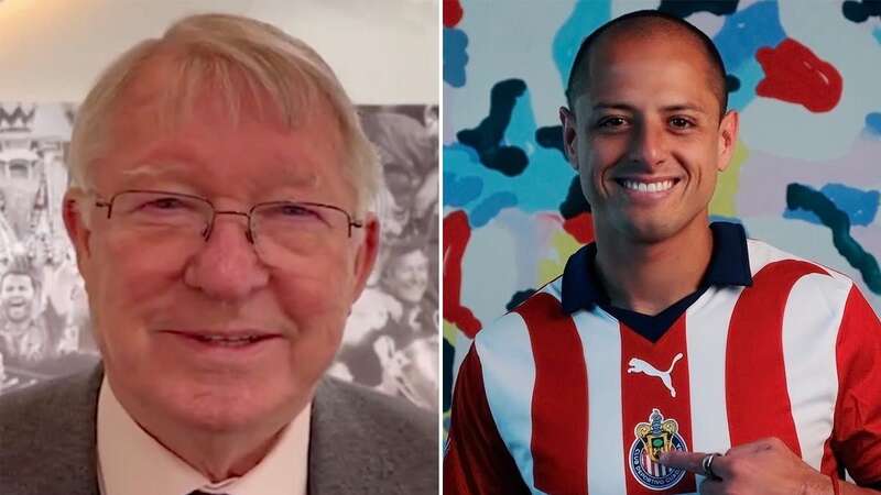 Sir Alex Ferguson sent a video message to Javier Hernandez (Image: @ManUtd)