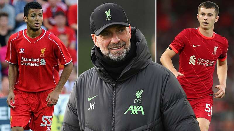 Jurgen Klopp has given debuts to plenty of Liverpool youngsters, with Conor Bradley among the latest (Image: Paul Greenwood/REX/Shutterstock)