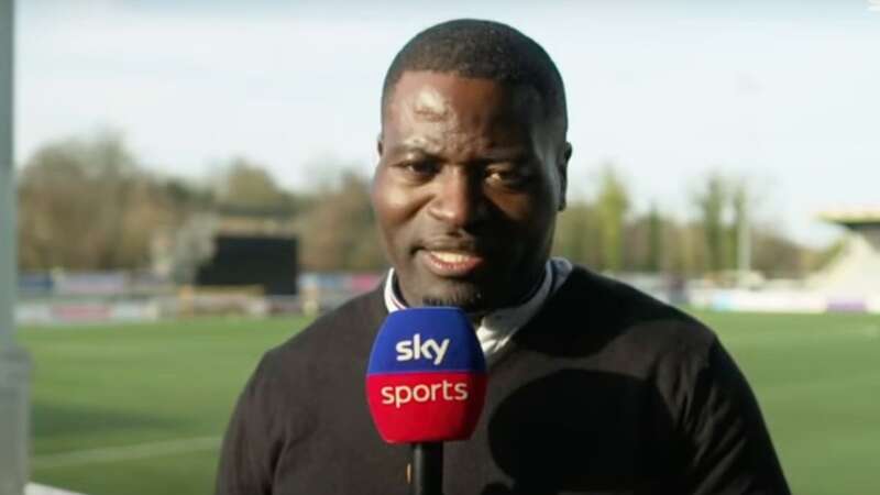 Maidstone United manager George Elokobi has reacted to their FA Cup fifth round draw (Image: Sky Sports)