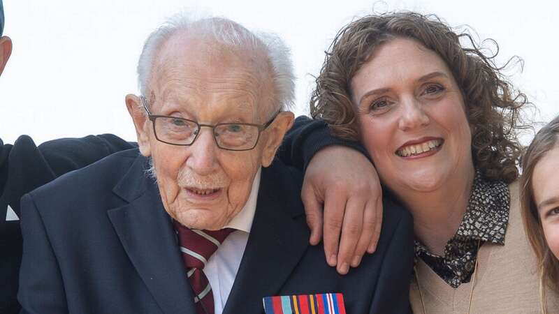 Captain Sir Tom Moore and his daughter Hannah Ingram-Moore (Image: PA)