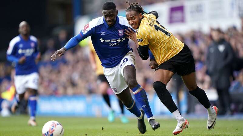 Axel Tuanzebe joined Ipswich Town in the summer after his Manchester United contract expired (Image: James Gill - Danehouse)