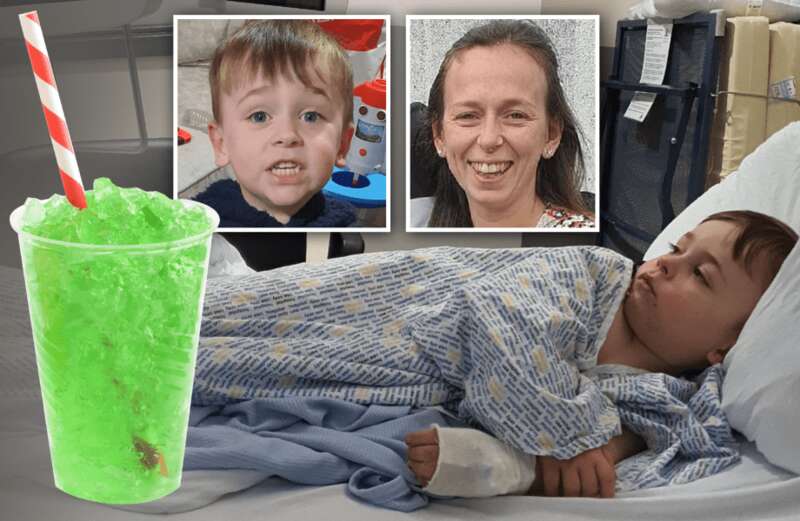 The horrified mum has revealed what caused her son to end up in a 