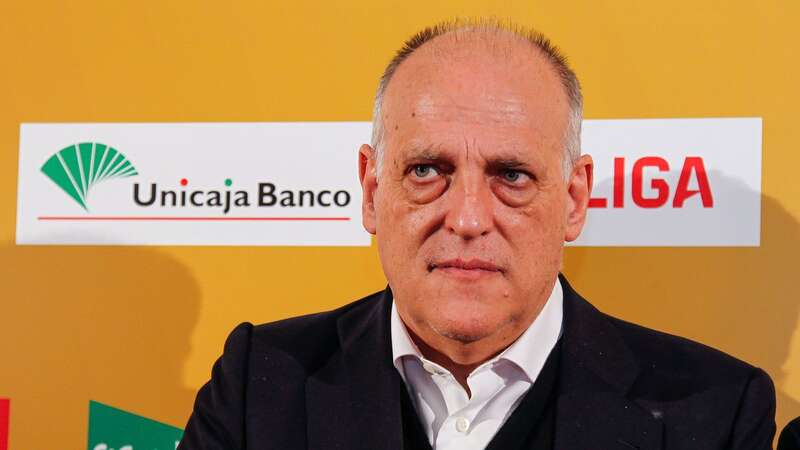 Javier Tebas has promised to resign in the face of the European Super League (Image: Getty Images)