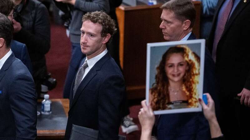 Meta CEO Mark Zuckerberg prepares to testify before a Senate Judiciary Committee hearing on protecting children from sexual exploitation online (Image: TASOS KATOPODIS/EPA-EFE/REX/Shutterstock)