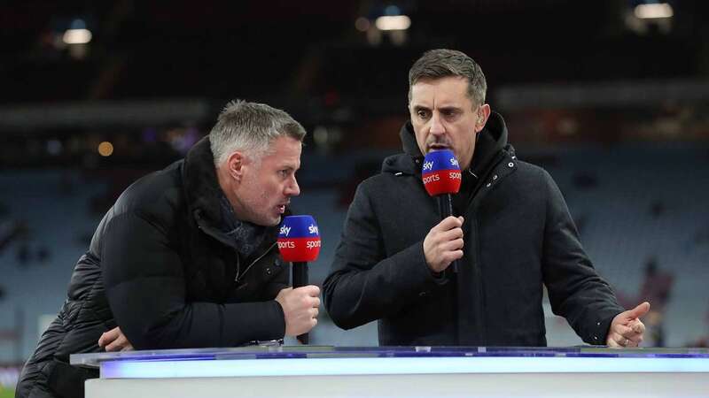 Gary Neville wasted no time in giving Jamie Carragher some stick over Jurgen Klopp