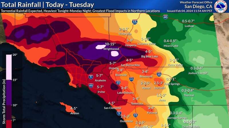 Maps show California in peril as life-threatening flash flooding strikes